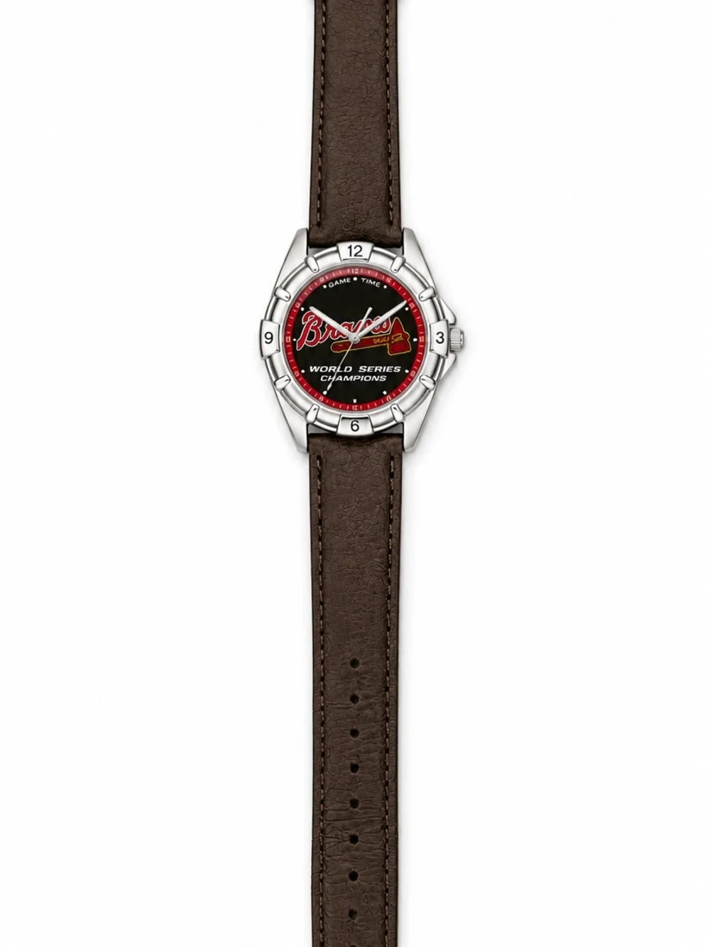 Game Time Atlanta Braves 1957 World Series Champions Watch New Battery w/Tin